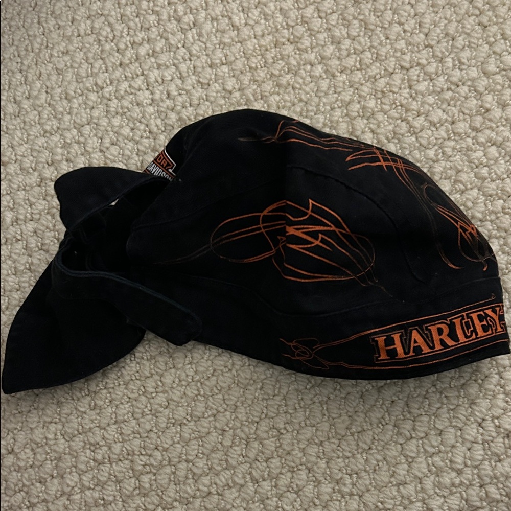 Harley-Davidson Black and Orange Dew Rad
